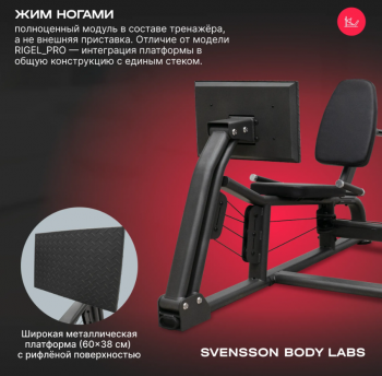 ������� �������� ���������������� SVENSSON BODY LABS RIGEL PLUS PRO (���� 60��) ����� - V-SPORT ��������� ���� ARMSSPORT
